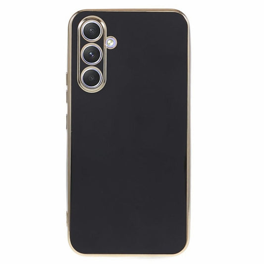 Samsung Galaxy S25 Plus Case with Gold Details - Black