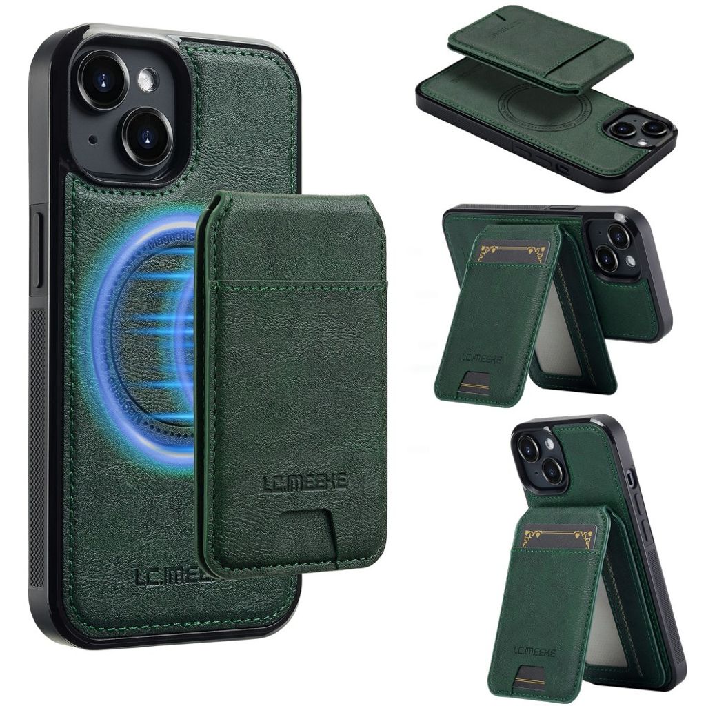LC.IMEEKE iPhone 15 Plus skal with MagSafe – grön