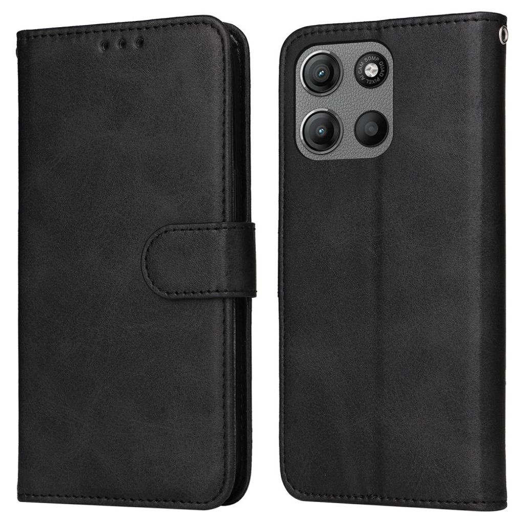 Motorola Moto G15 4G / G15 Power 4G fodral with kortfack – svart