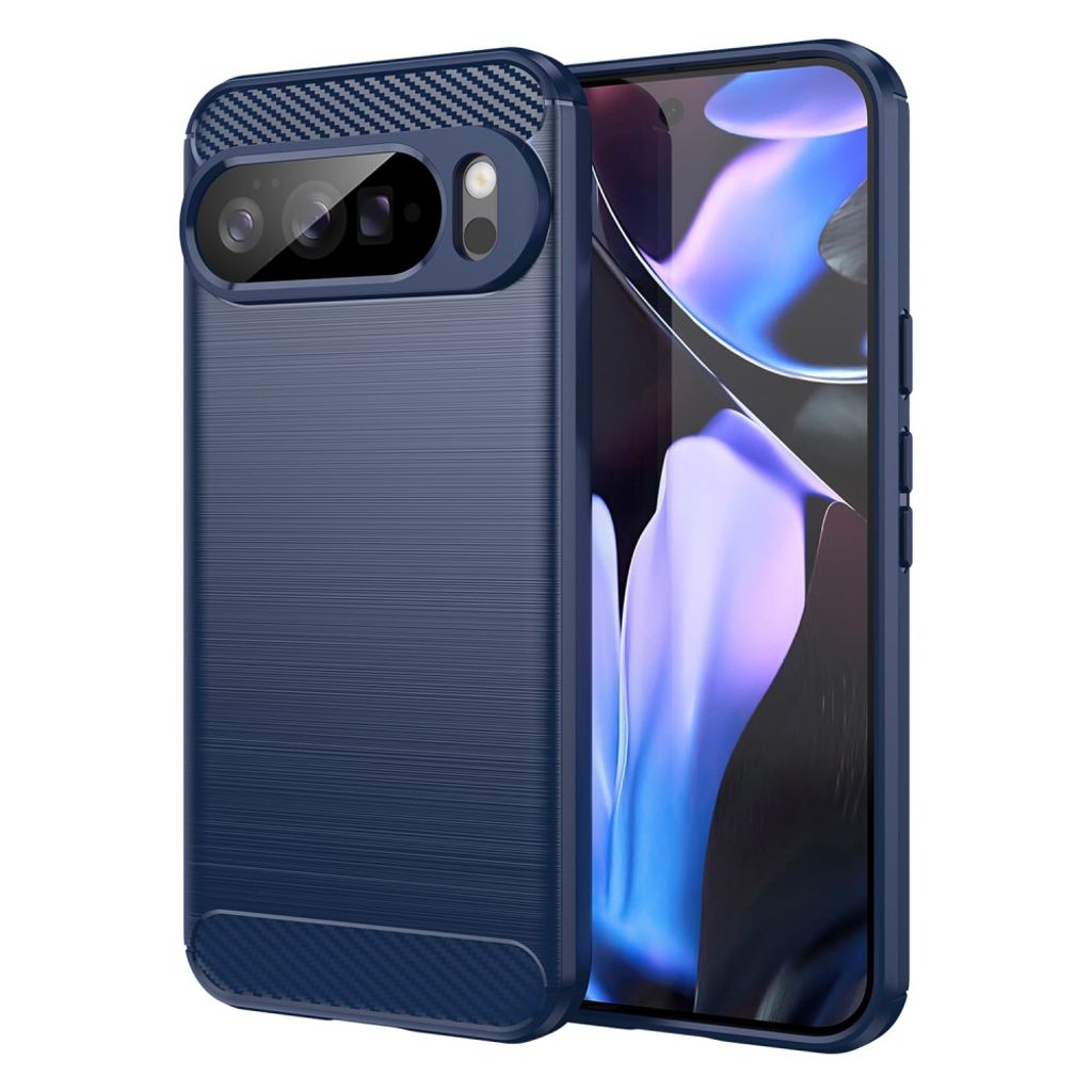 Google Pixel 10 Pro XL TPU mobilskal – blå