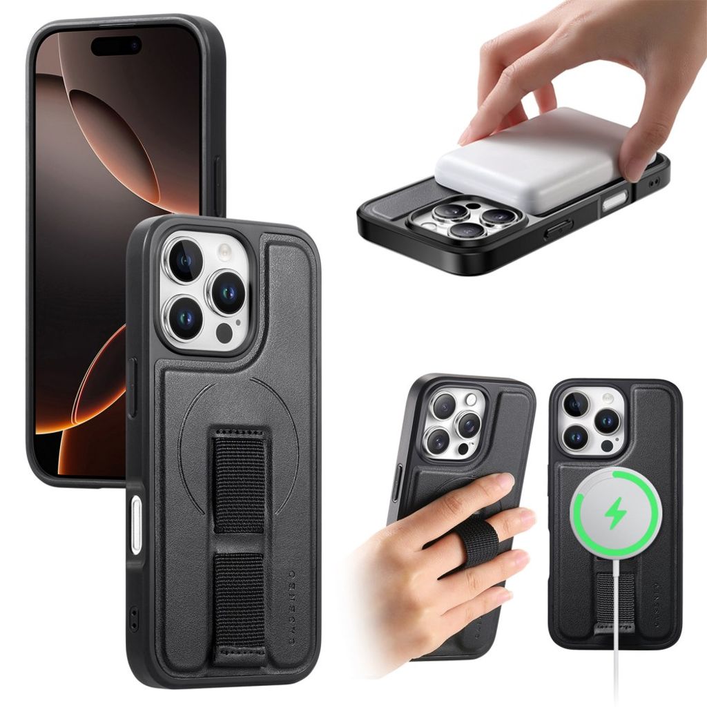 CASENEO iPhone 16 Pro skal with MagSafe – svart