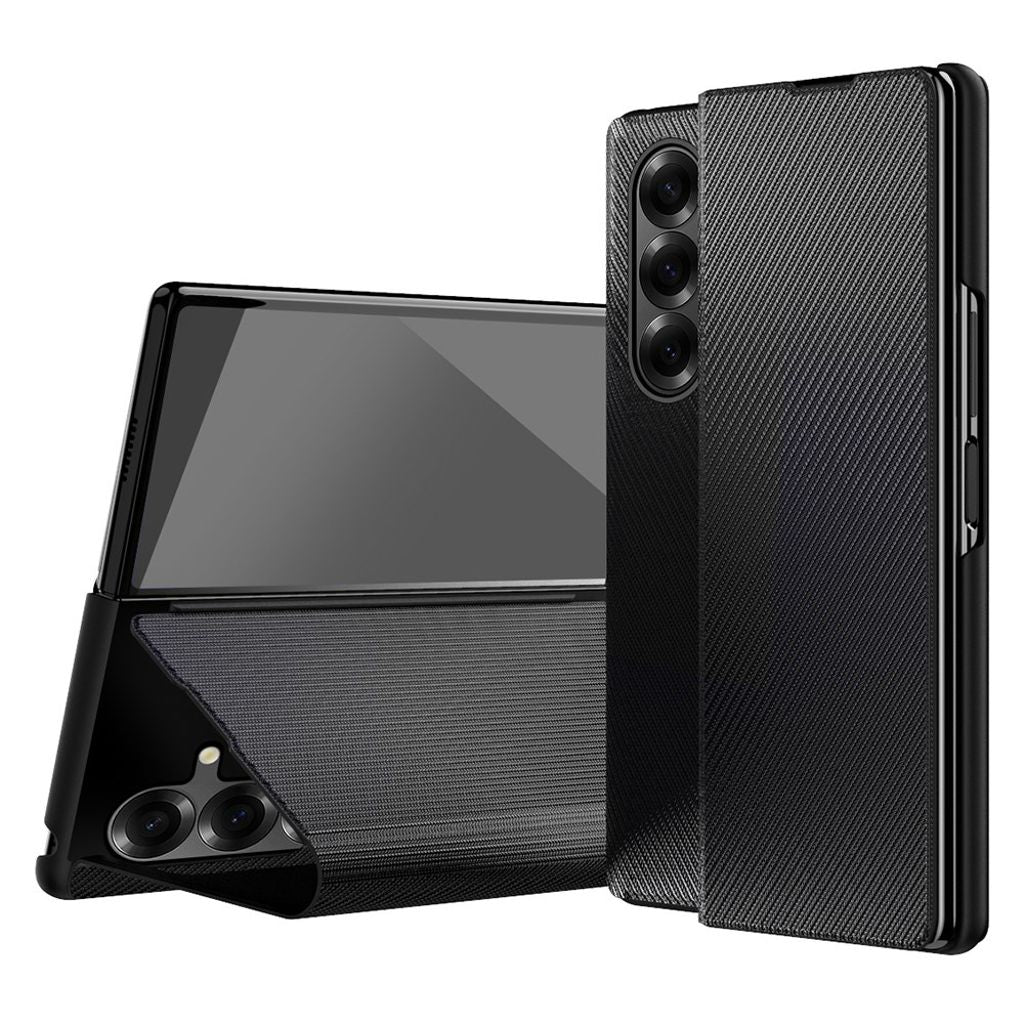 Samsung Galaxy Z Fold7 5G fodral with stativ – svart