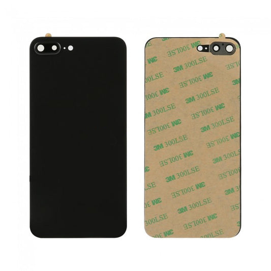 iPhone 8 Plus Back Cover (No Logo) - Black