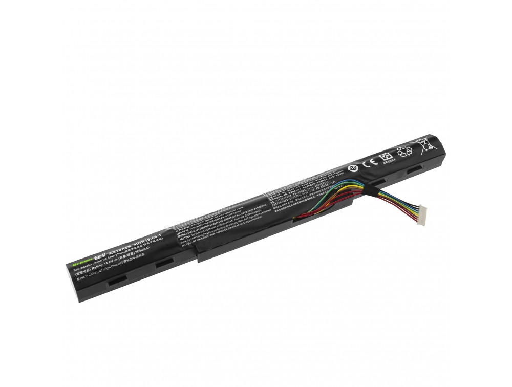 Green Cell Pro Battery for Acer Aspire E15, E5-553 etc. 2600mAh, 14.6V