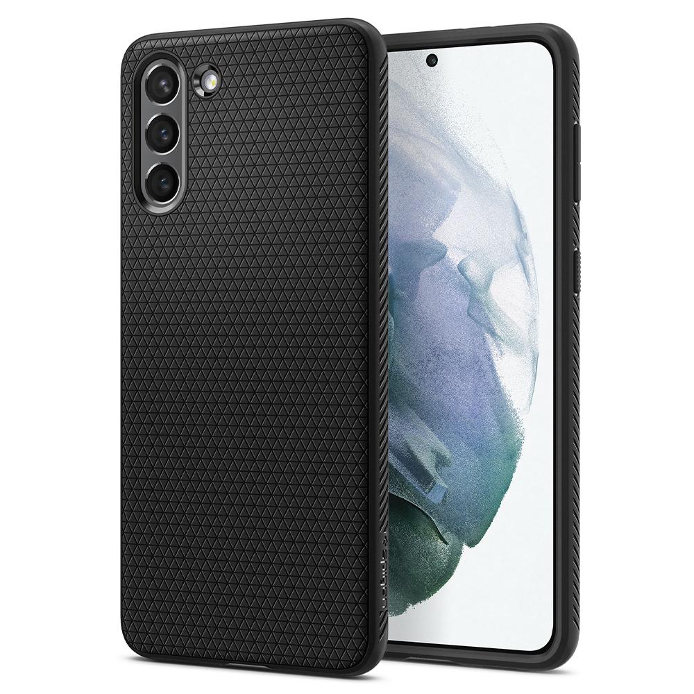Spigen Liquid Air skal till Galaxy S21 – svart