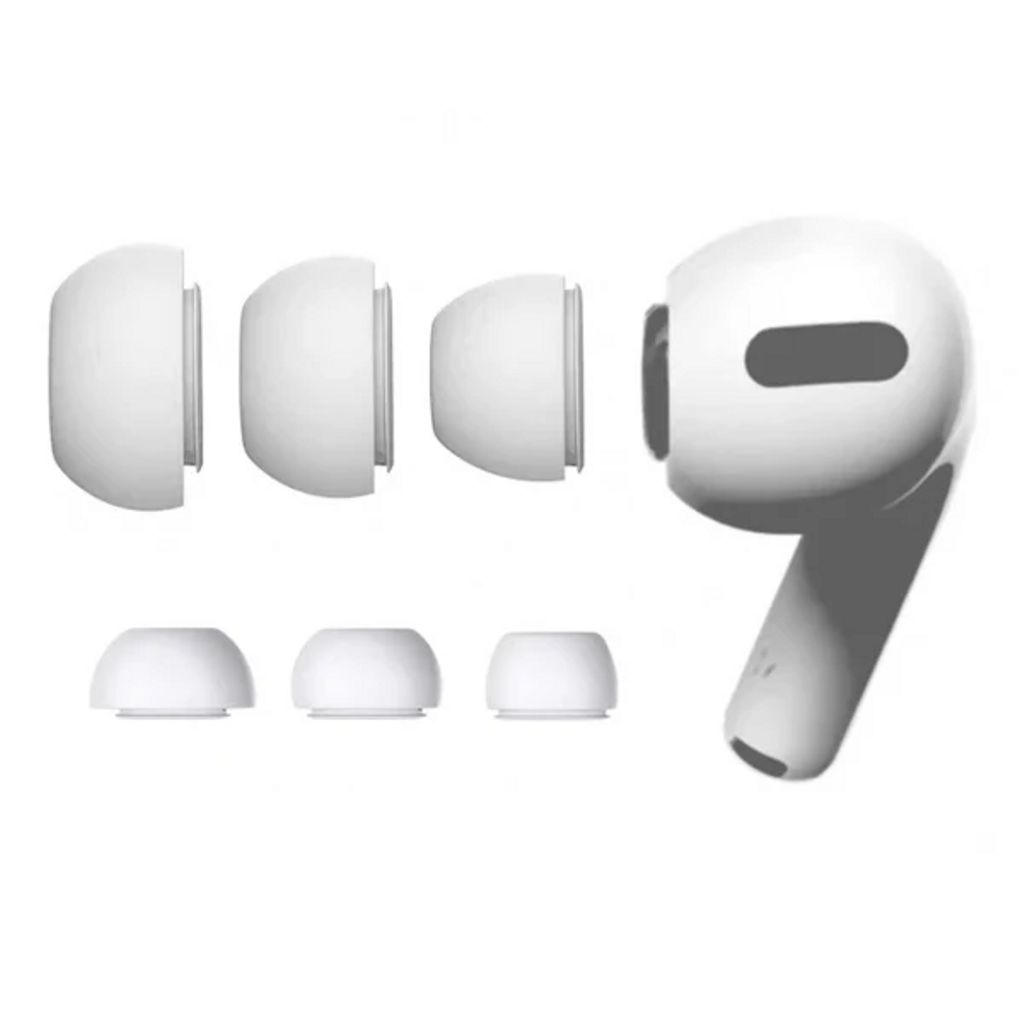 Silicone Earbuds for Apple AirPods Pro 2 XS/S/L - White