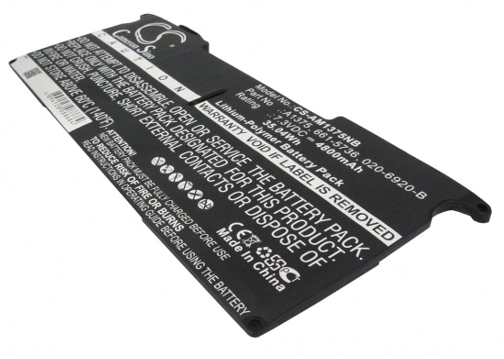 Batteri till Apple MacBook Air 11 A1370 Late 2010 / Air 3.1 Late 2010 etc