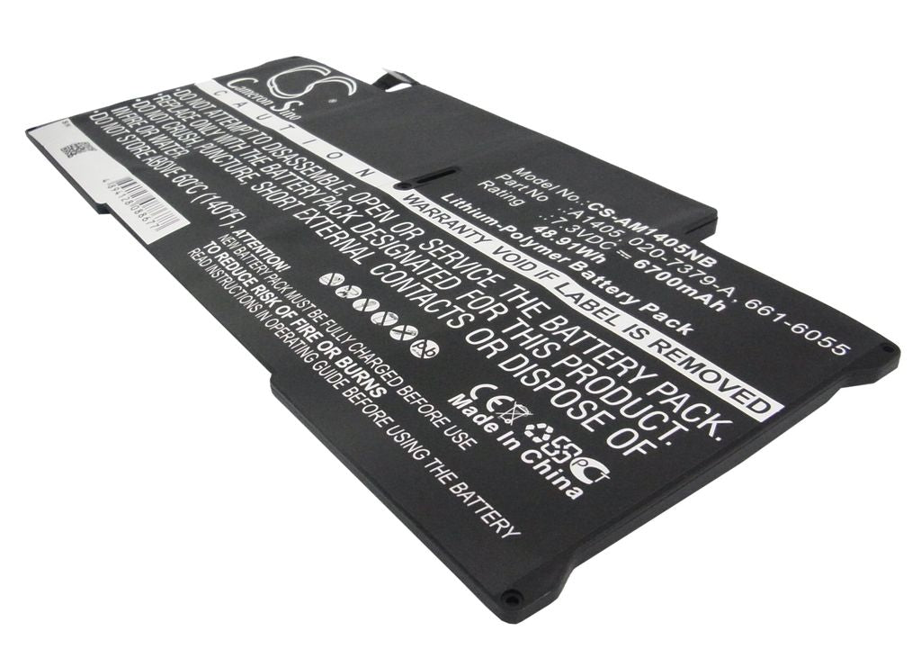 Batteri till Apple MacBook Air 13 2011-2012 A1405
