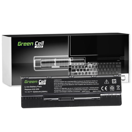 Green Cell PRO A32-N56 Battery for Asus N56 N76 Series Laptops