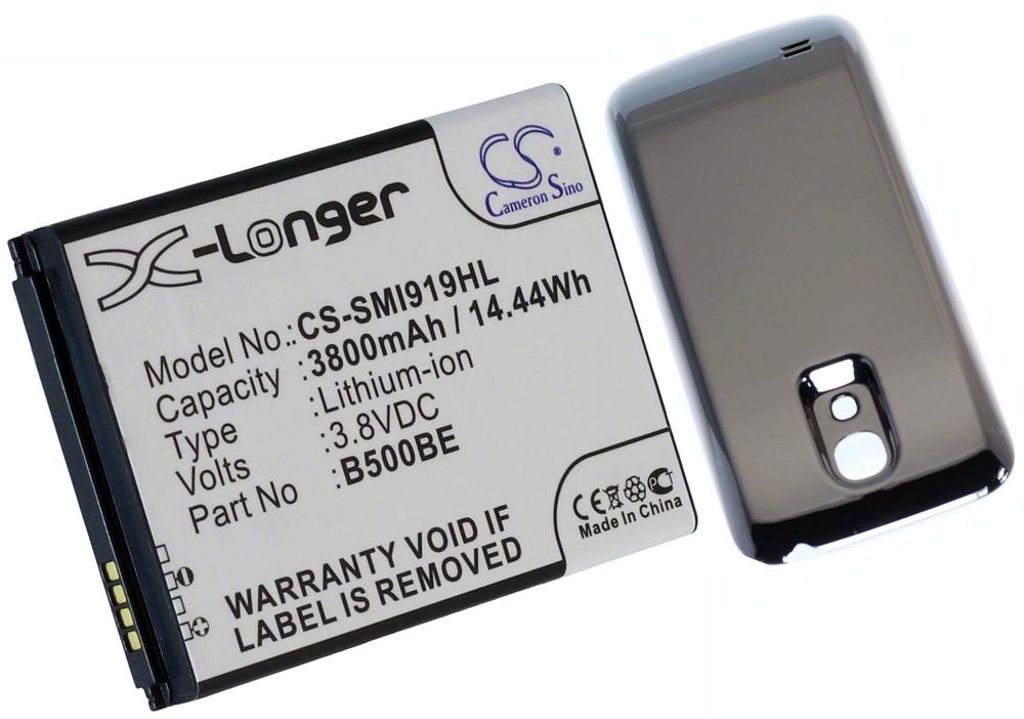 Batteri for Samsung Galaxy S4 mini / GT-I9190 etc replacement battery 3800 mAh