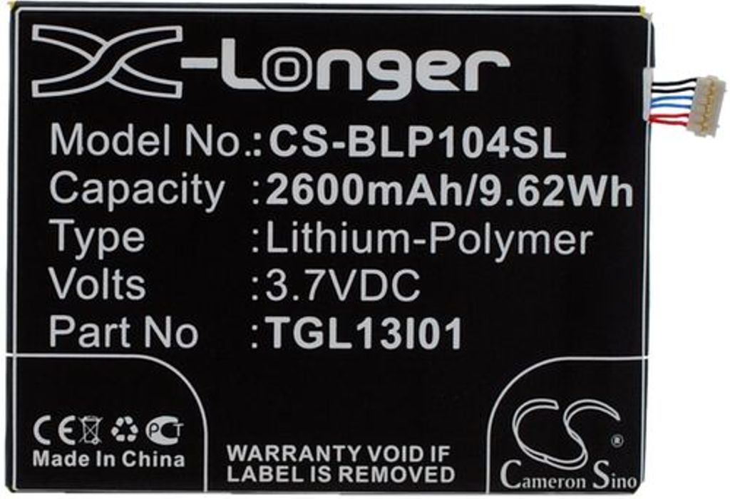 Battery for Maxon MX X3 etc