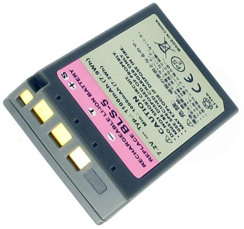 Battery for BLS-5 replacement battery