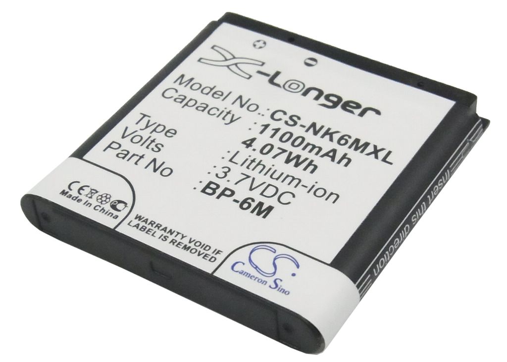 Battery for BP-6M replacement battery