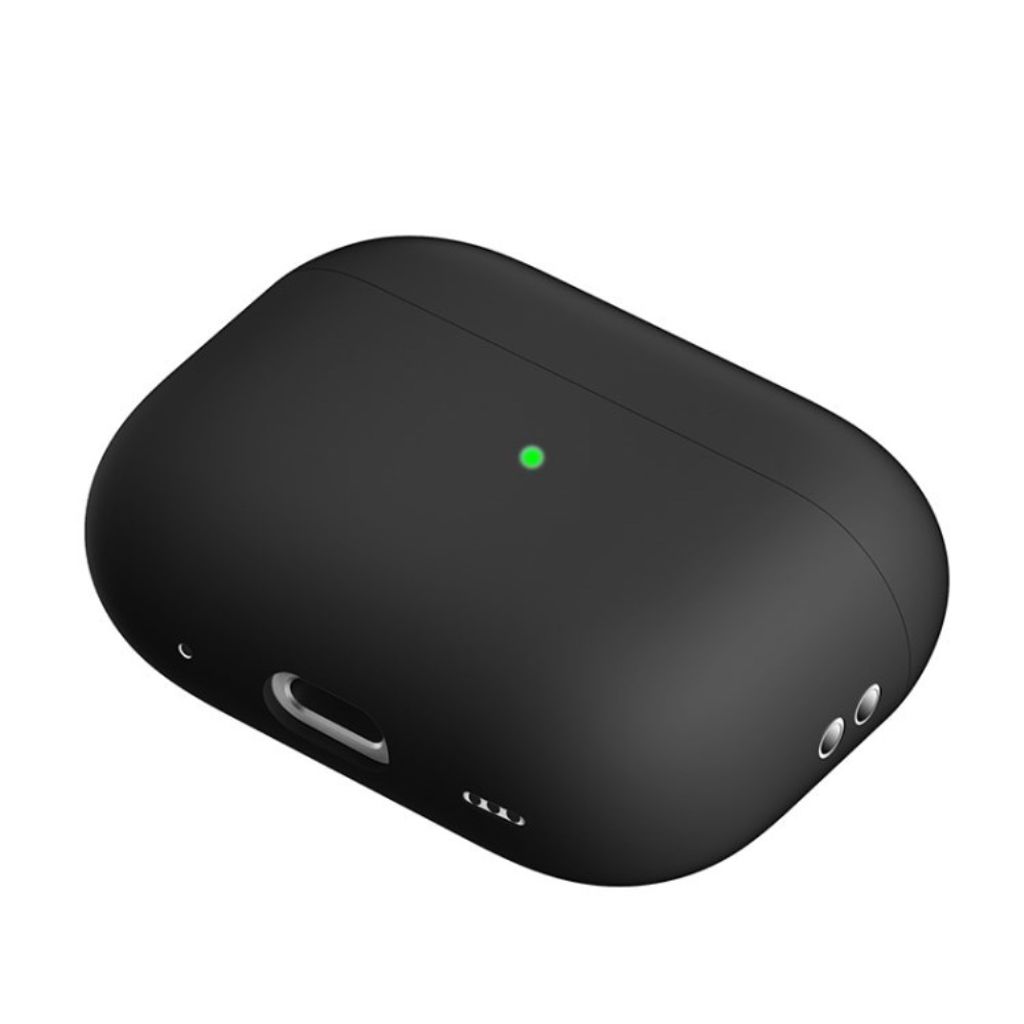 Shockproof AirPods Pro 2 silicone case - Black