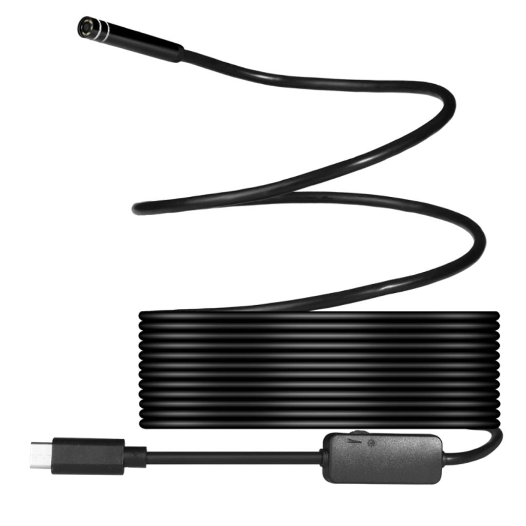 Waterproof Inspection Camera 5m USB-C for PC & Android - Black