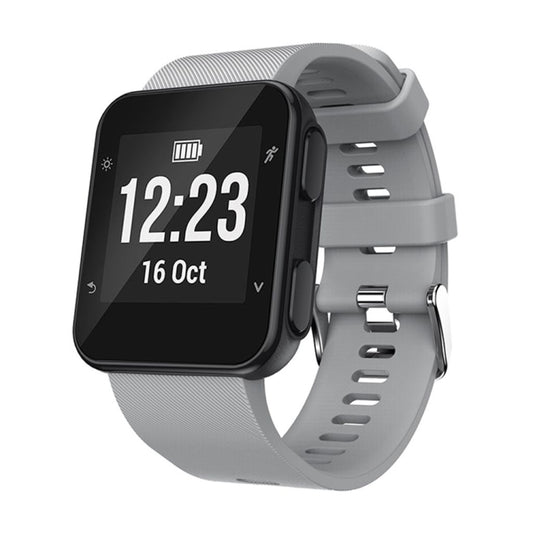 Garmin Forerunner 35 / 30 Sport Silicone Watch Band - Gray