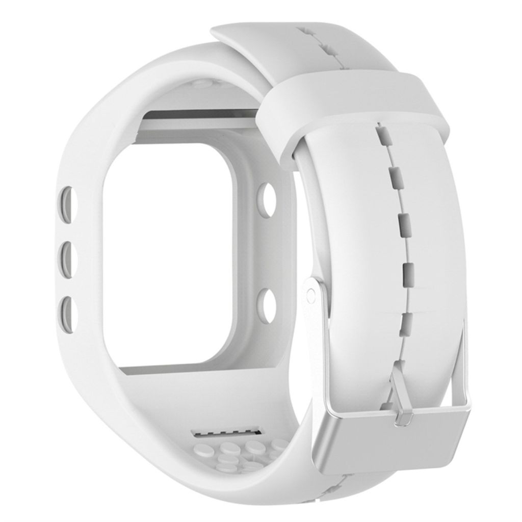 Polar A300 Silicone watch strap - White