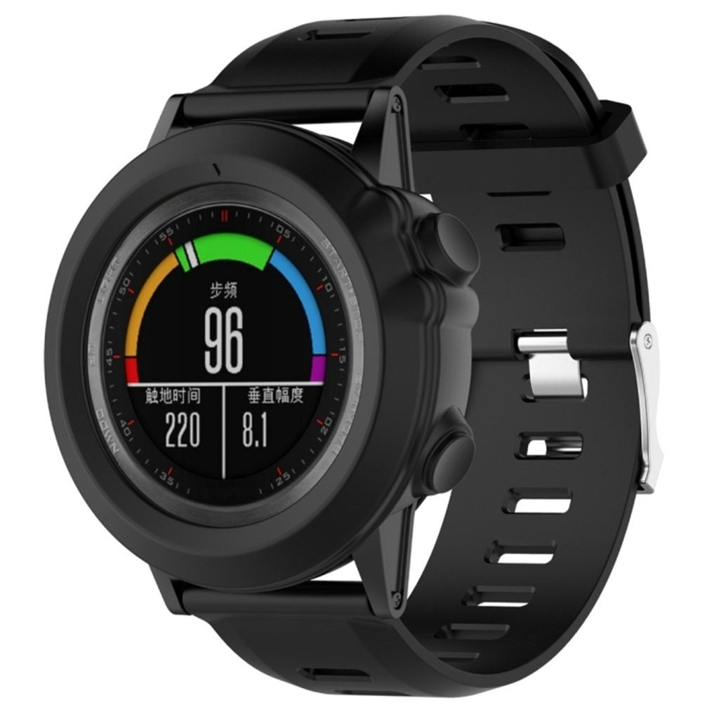 Garmin Fenix 3 Skal till Smartklocka i Silikon - Svart