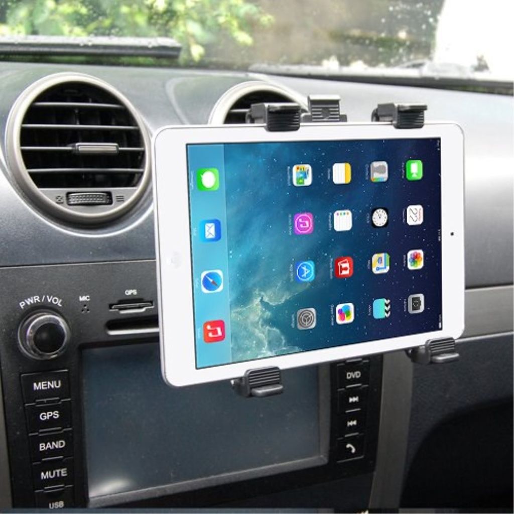 Flexible Tab 7-11 car phone holder - Black
