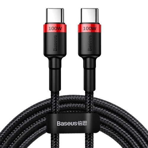 Baseus Cafule USB-C Cable 100W, PD2.0 2m - Red - Black
