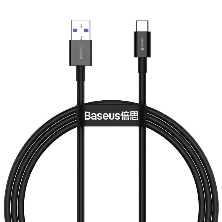 Baseus Fast charging cable USB-A to USB-C, 66W, 1m - Black