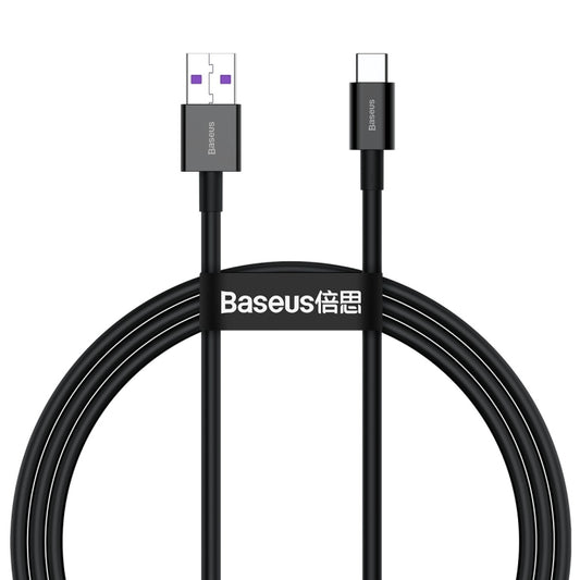 Baseus Fast charging cable USB-A to USB-C, 66W, 1m - Black
