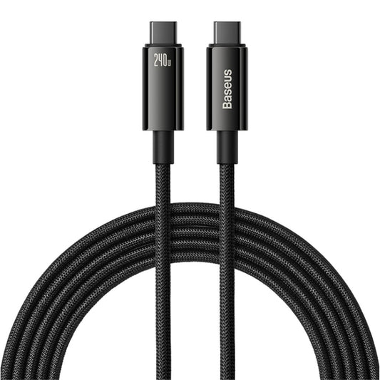 Baseus Tungsten Gold cable USB-C - USB-C 240W, 3m - Black