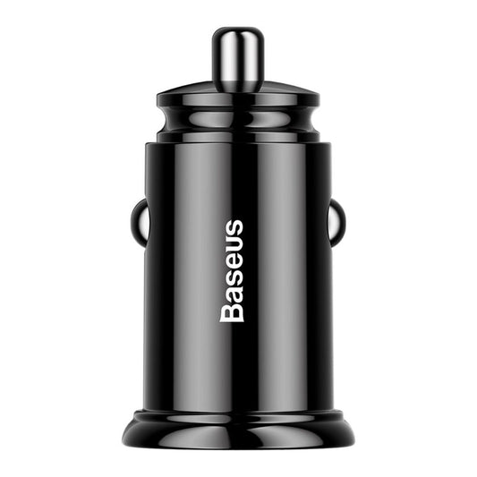 Baseus Circular Car laddare 2x USB, 30W - svart