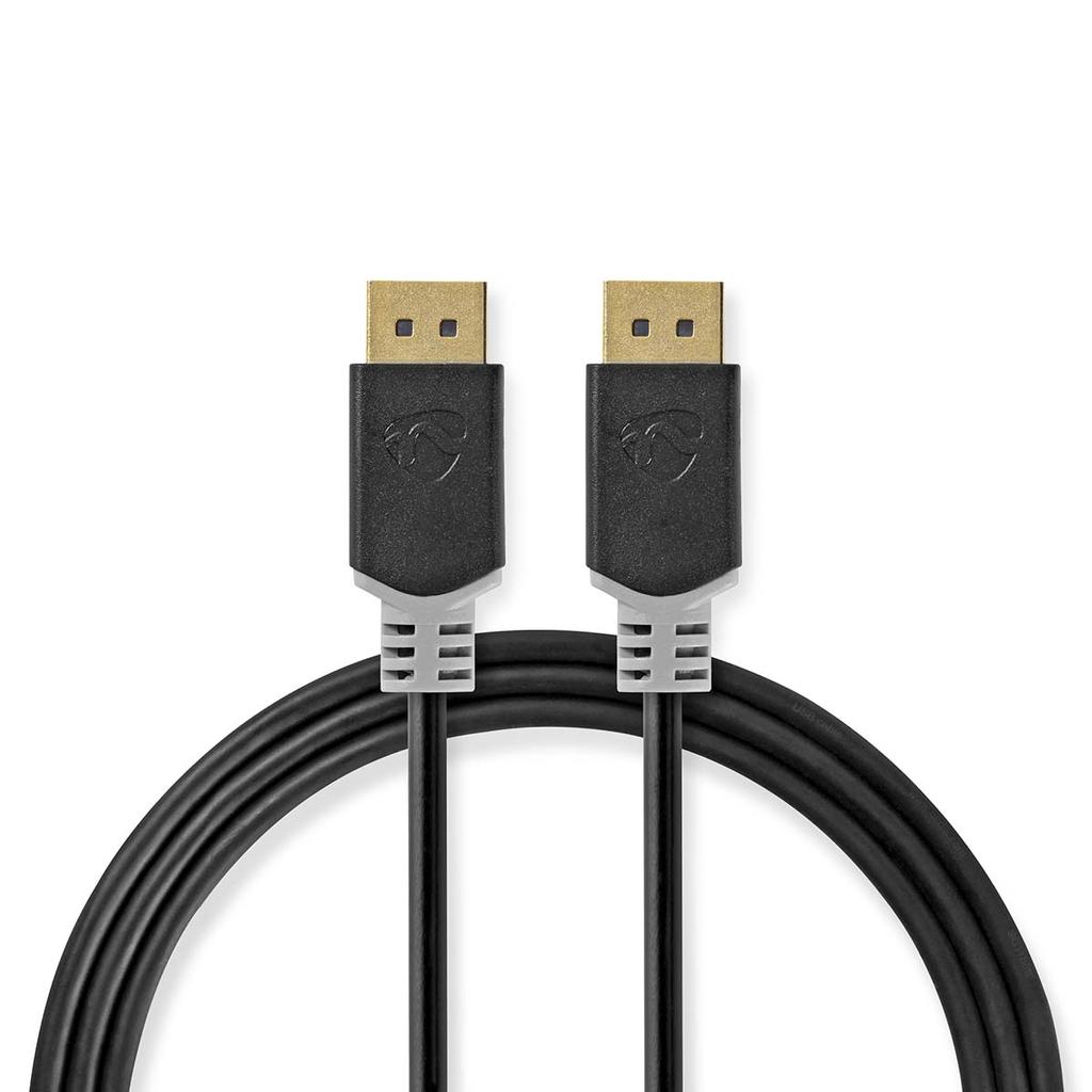 Nedis DisplayPort male to DisplayPort male, 8K, 3m - Grey