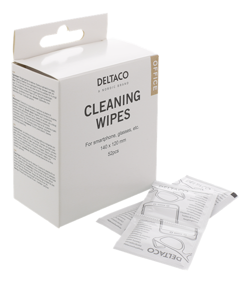 Deltaco Office Cleaning cloths for smartphone, camera