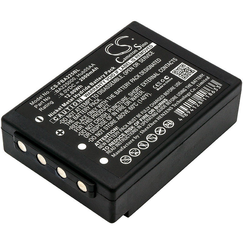 Battery for Crane Remote Control Battery for HBC BA225000, Radiomatic Eco etc. 2000mAh, 6.0V