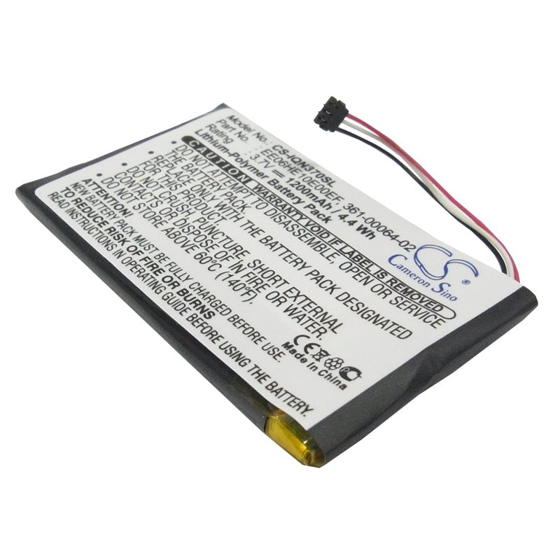 Battery for GPS Battery for  Garmin 361-00046-02, 361-00064-02, EE06HE10E00EF