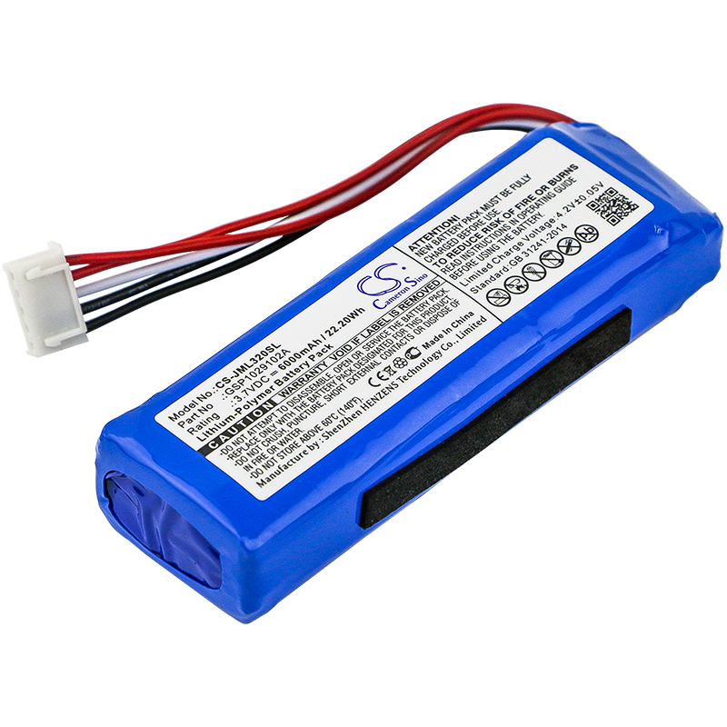 Battery for Battery for JBL Charge 3 2016 Speaker 6000mAh, 3.7V