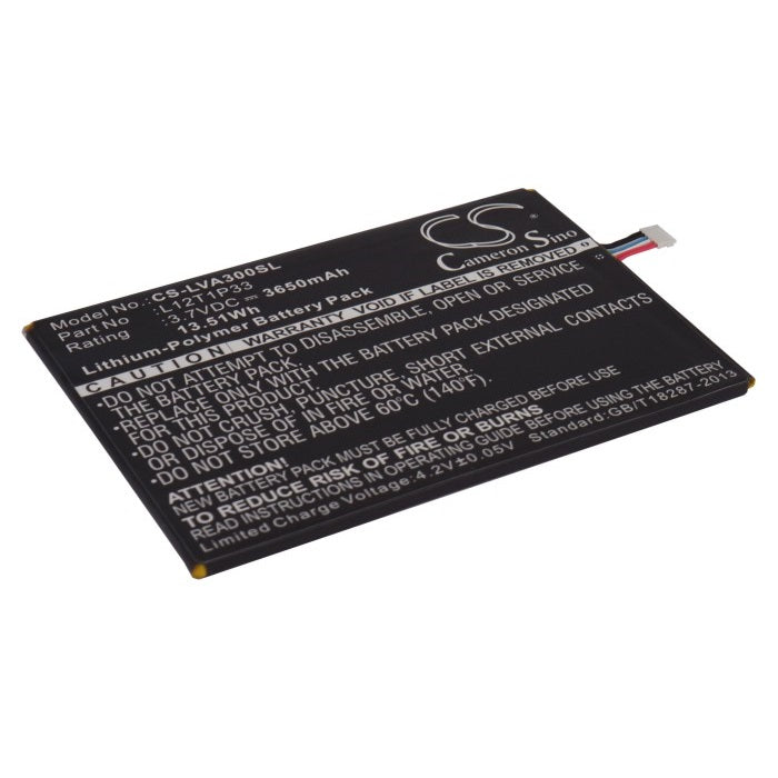 Battery for Battery L12D1P31, L12T1P33 for Lenovo, 3.7V, 3650mAh