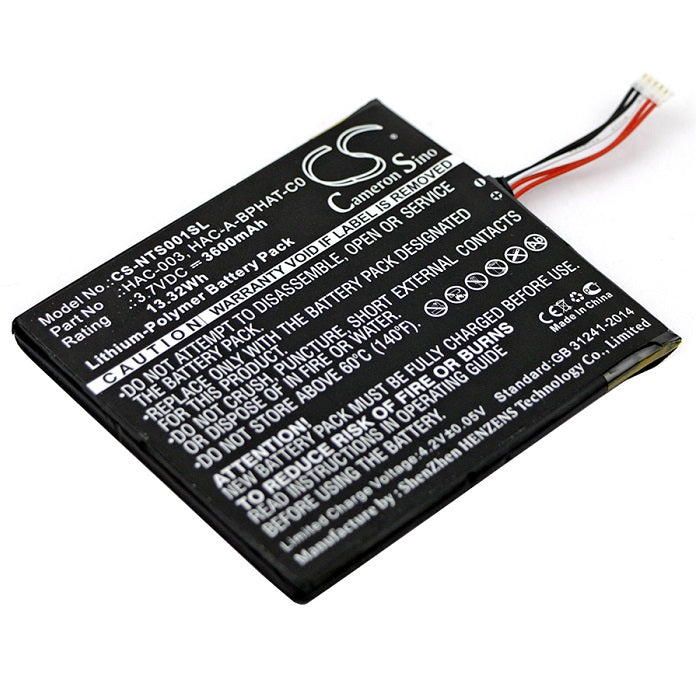 Battery for Battery for Nintendo Switch HAC-003 et. al, 3.7V, 3600mAh