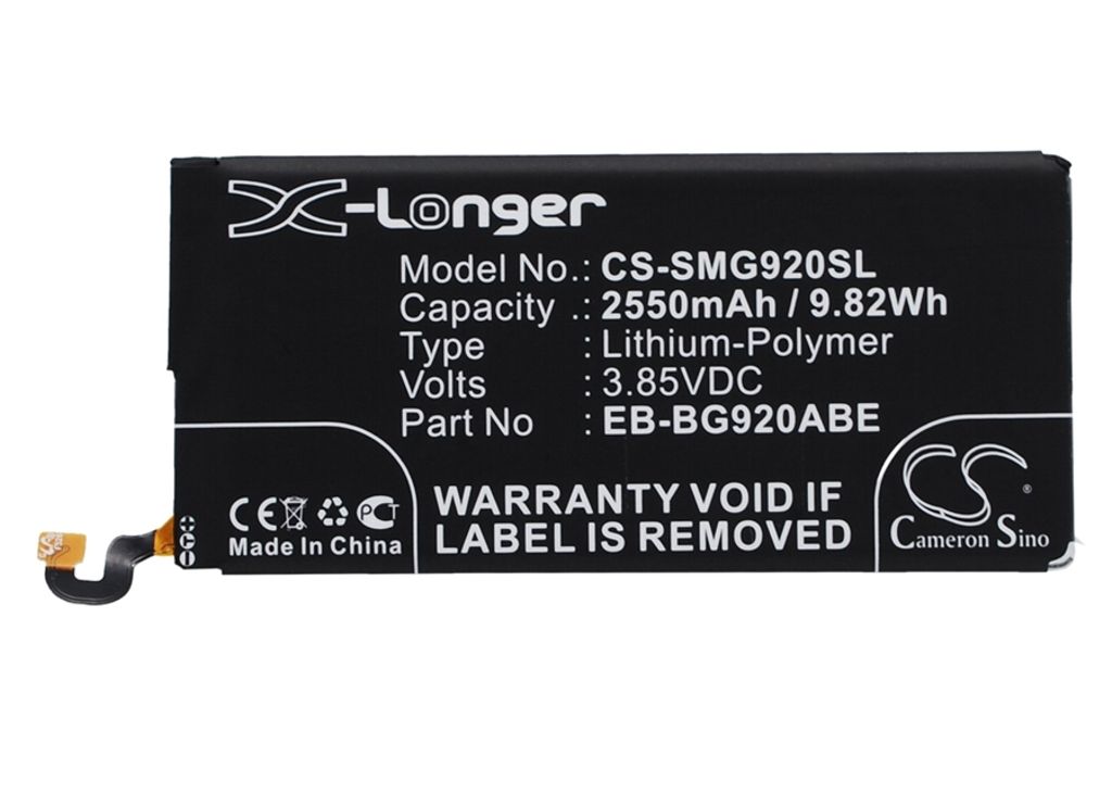 Batteri till Sign Samsung Galaxy S6 batteri