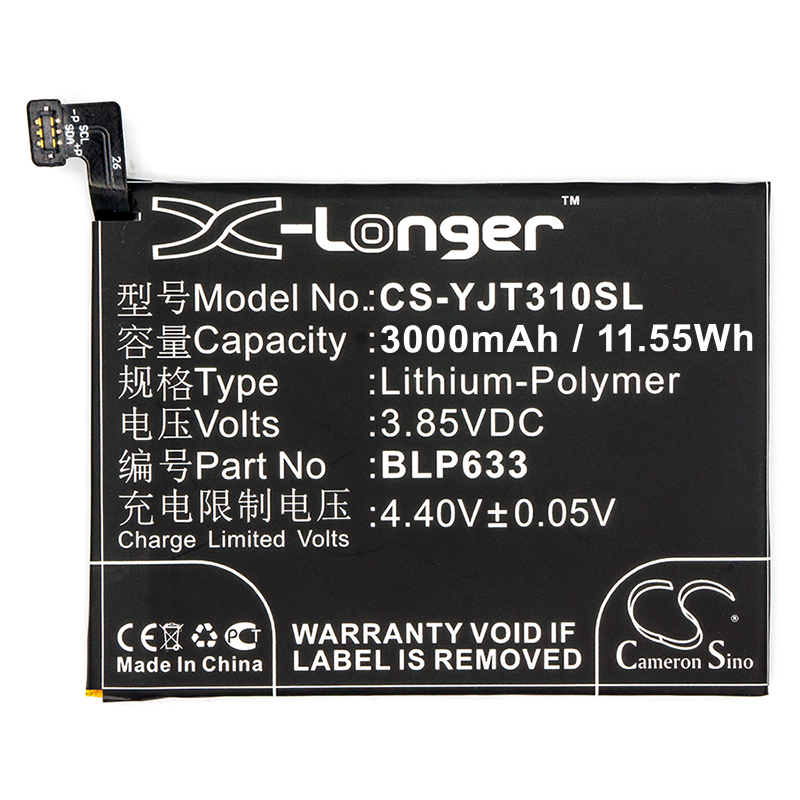 Batteri till OnePlus 3T batteri