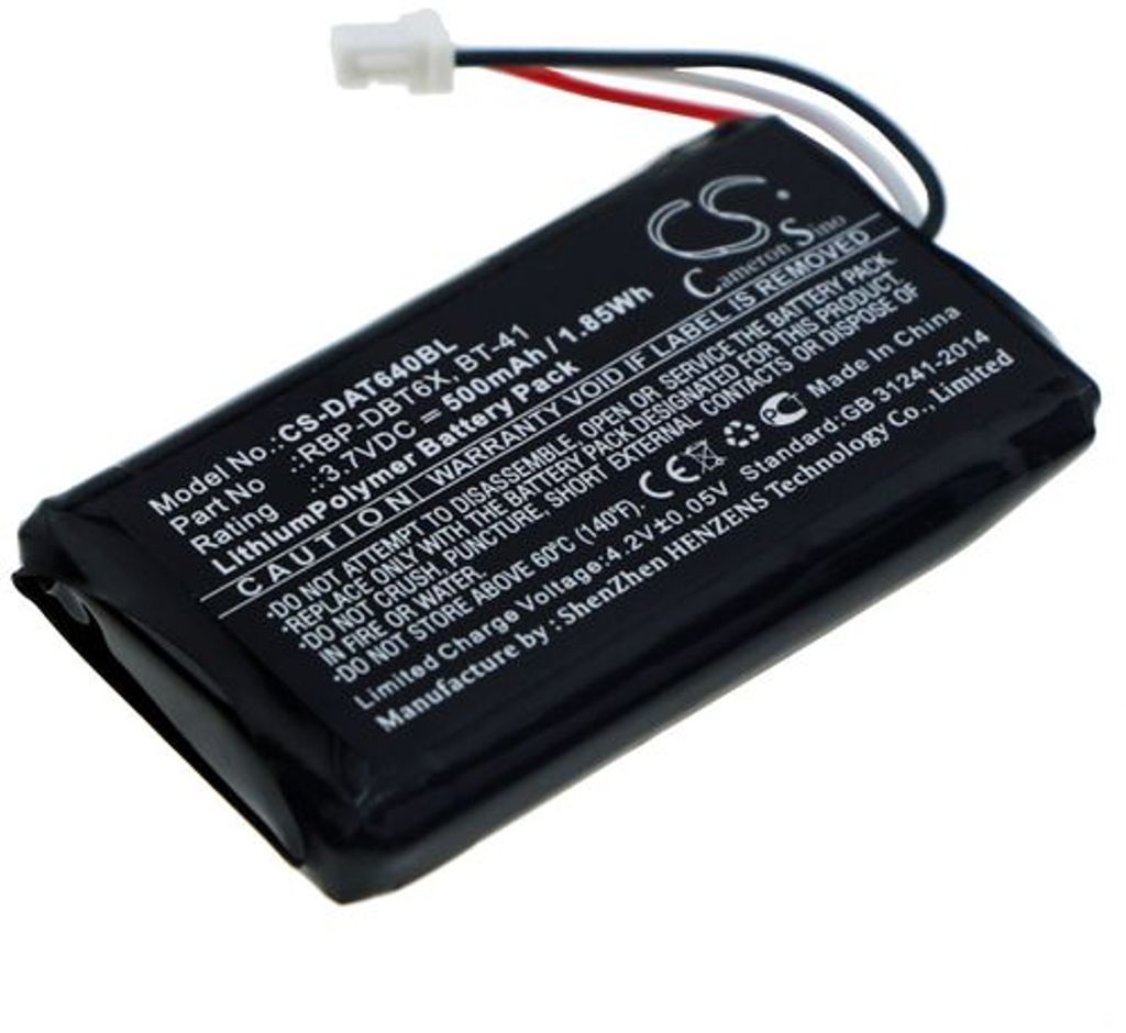 Battery for Datalogic RIDA DBT6400 etc