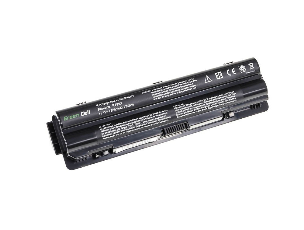 Green Cell Battery for Dell XPS 14, 14D, 15 etc. 6600mAh, 11.1V