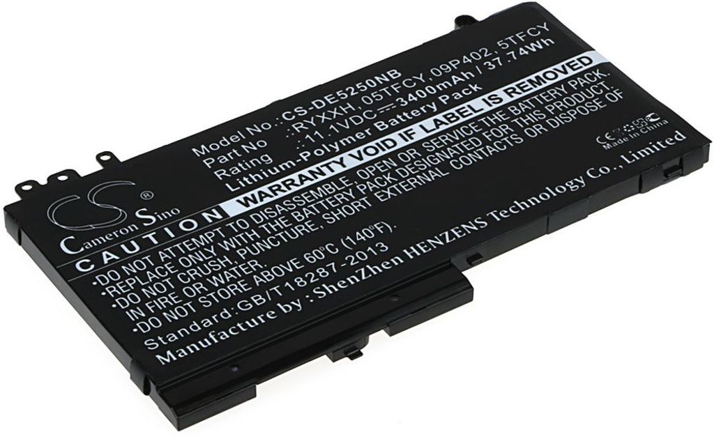 Battery for Dell Latitude 12 5000 etc