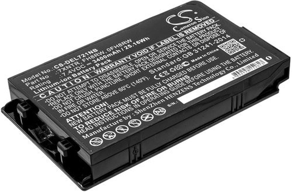 Batteri till Dell Latitude 7202 Rugged Tablet etc