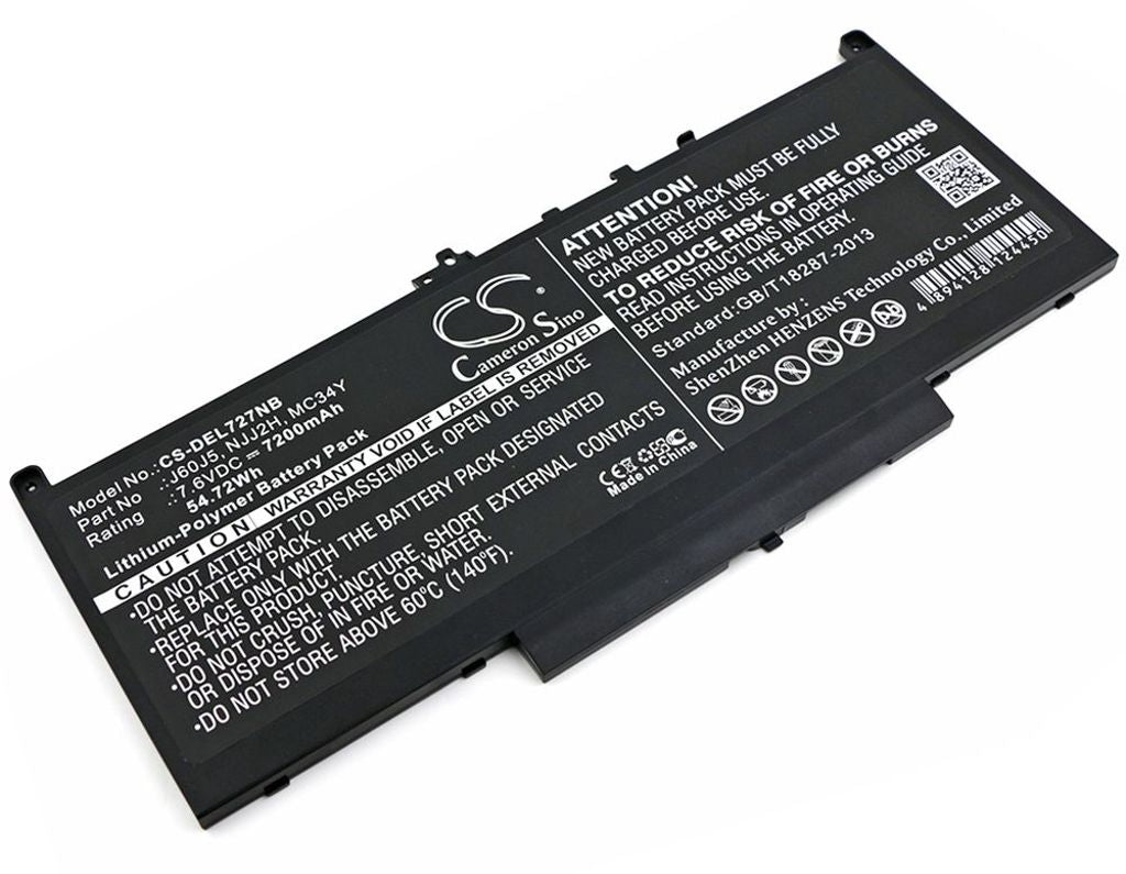 Battery for Dell Latitude 12 E7270 etc.