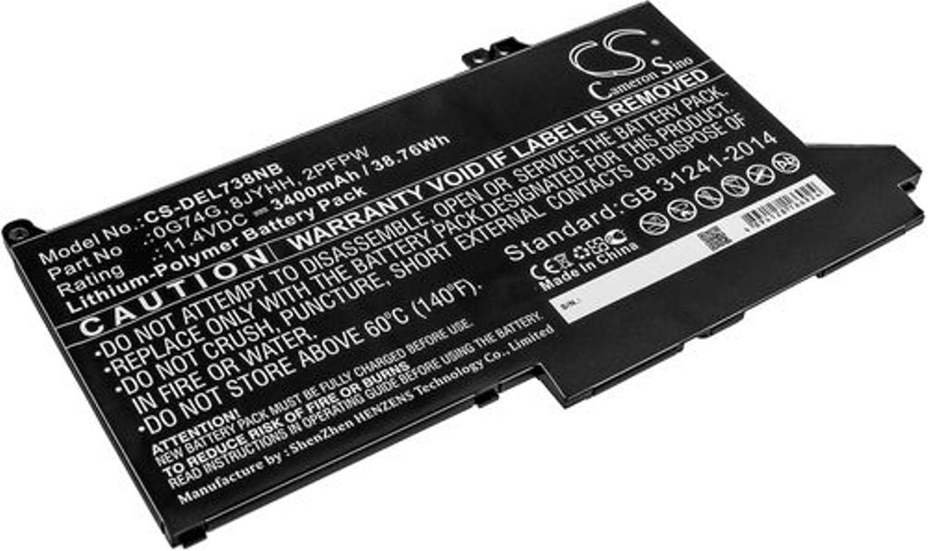 Battery for Dell Latitude 12 7280 etc