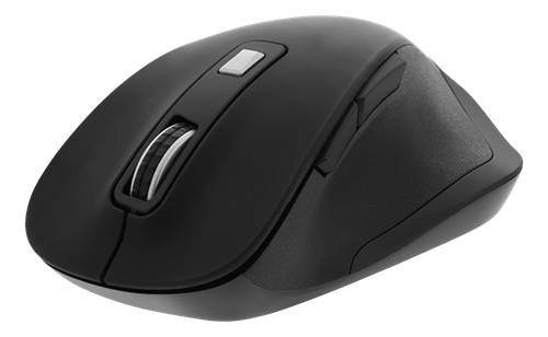 Deltaco OFFICE Wireless Ergonomic Mouse with 6 Buttons - Black