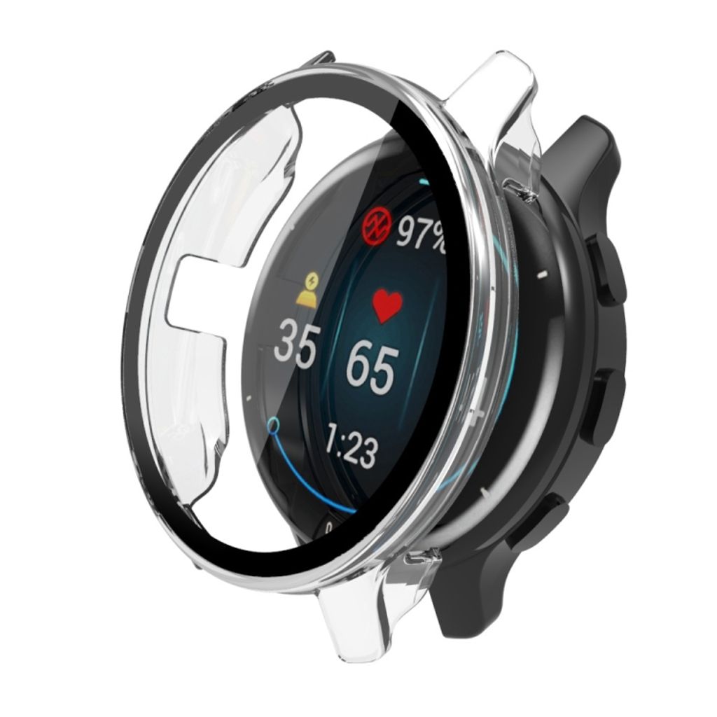 Garmin Venu 2S Skal med Skärmskydd i PC/tempered glass - Transparent