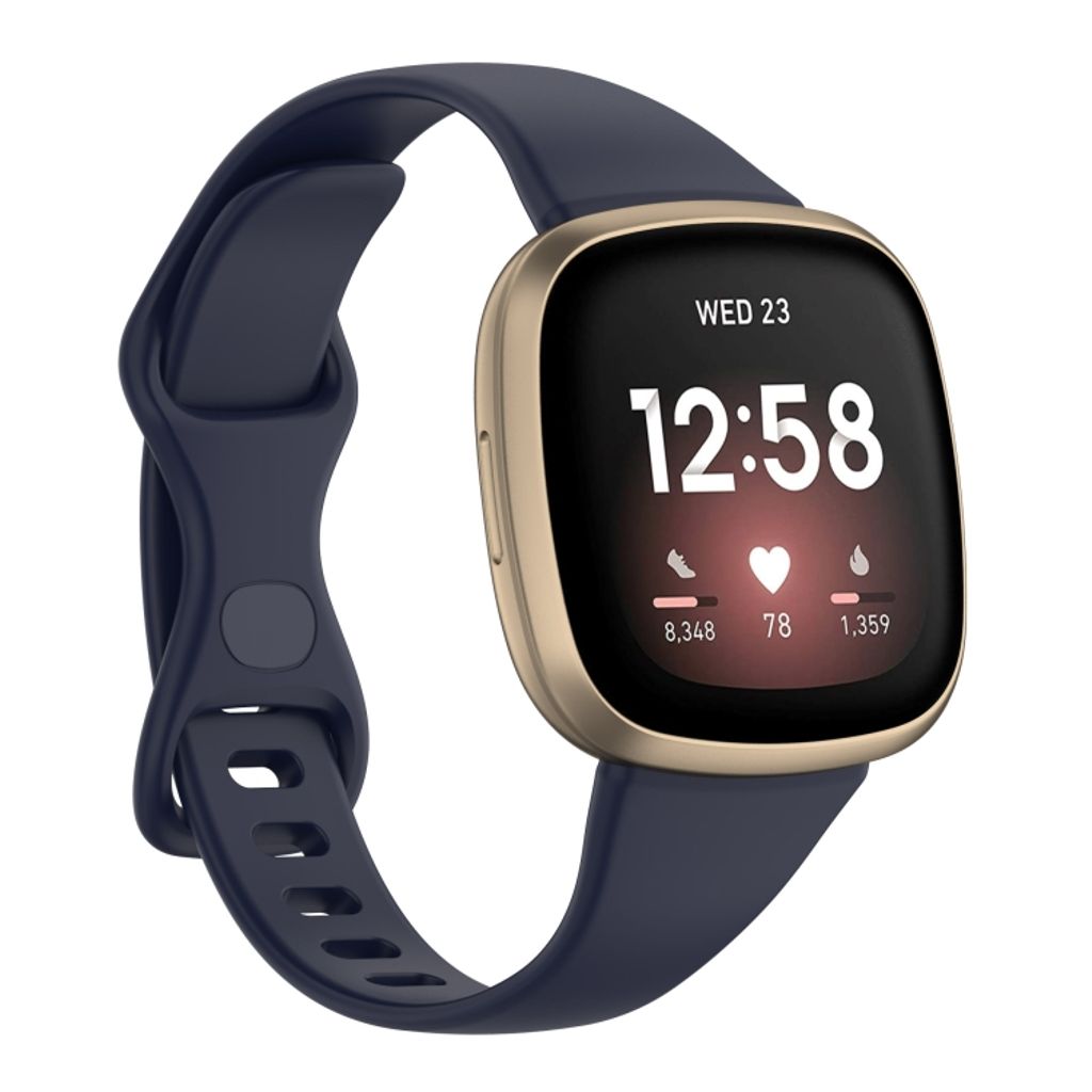 Comfortable Fitbit Versa 4/ 3 band - Dark blue