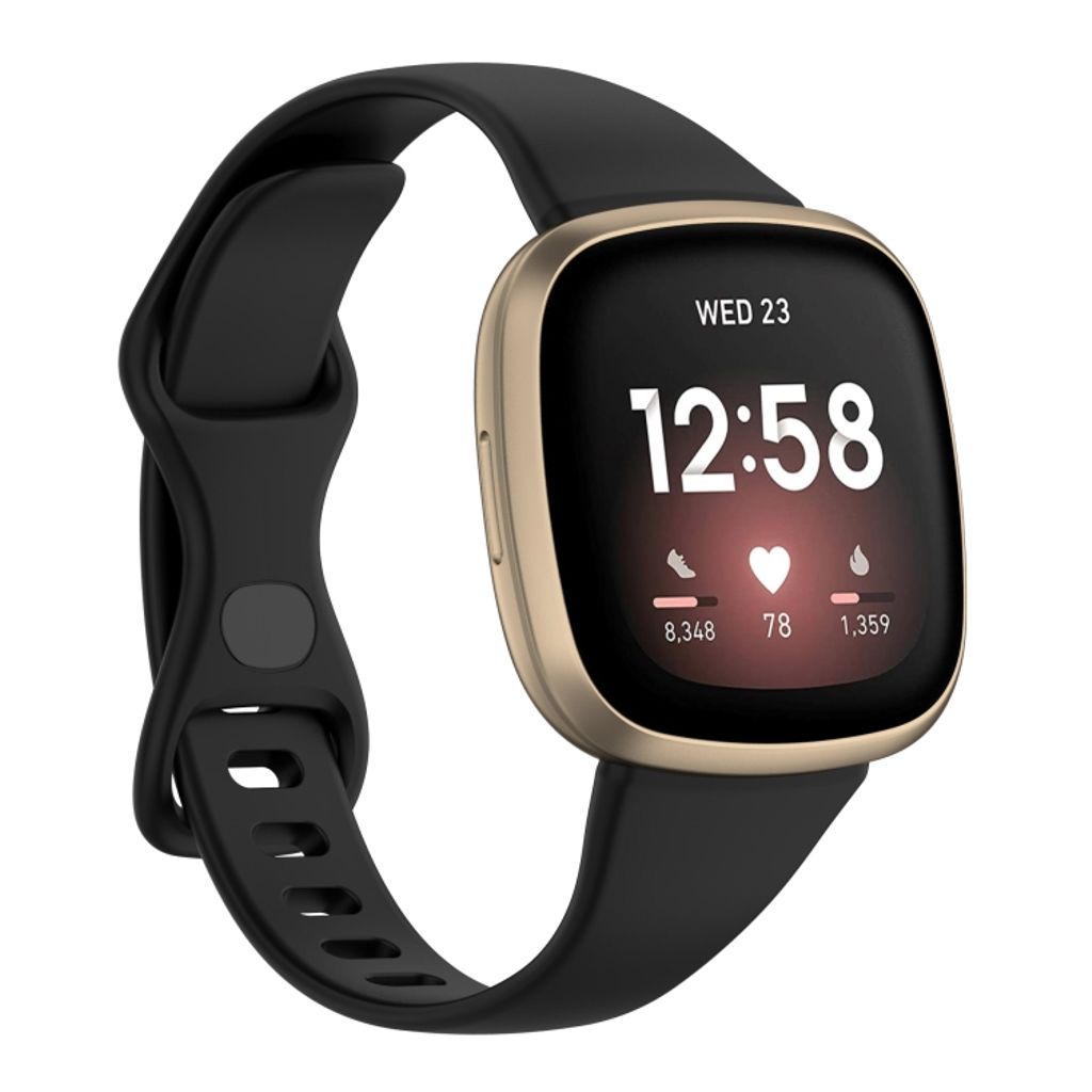 Fitbit  Versa 4 / Versa 3 / Sense watch strap - Black