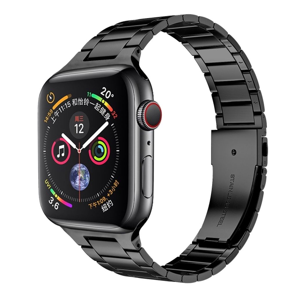 Apple Watch 38/40/41/42mm Stainless steel Watch Strap - Black