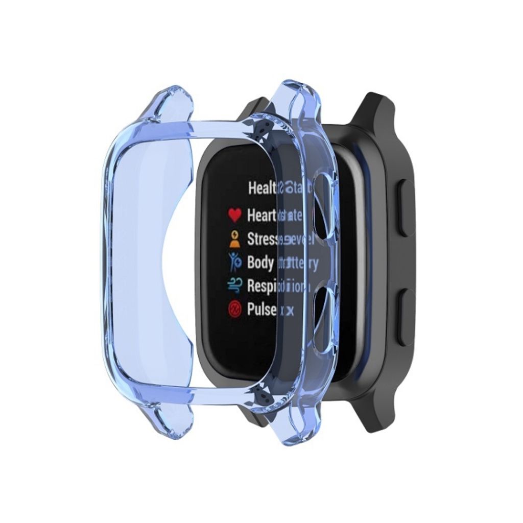Garmin Venu Sq 2 Transparent Skal till Smartklocka i TPU - Blå