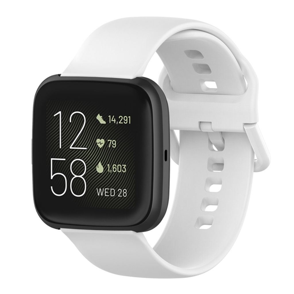 Fitbit Versa 2 / Versa / Versa Lite / Blaze Silicone watch strap - White